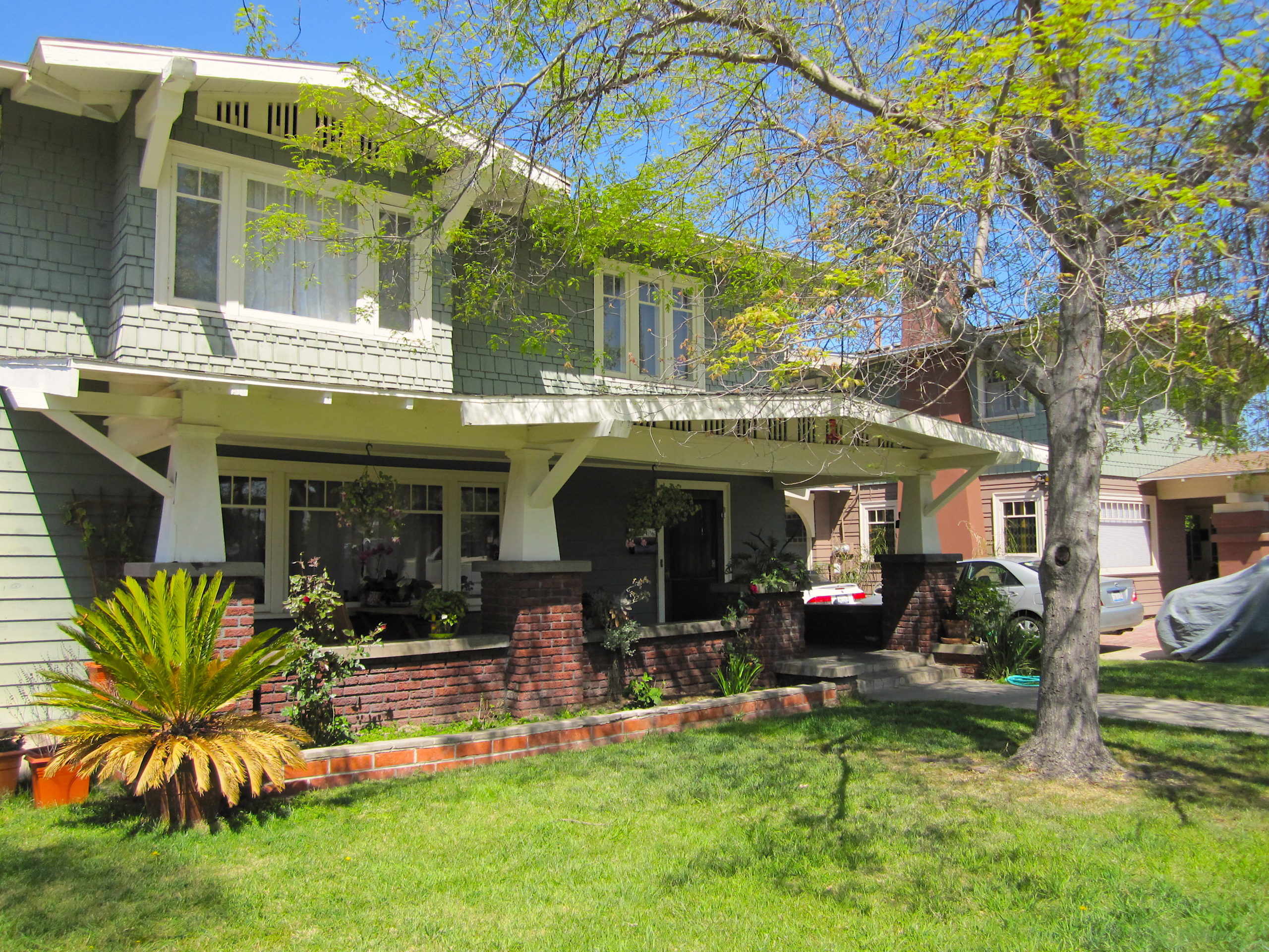 Craftsman style home in Dryden Historic District 