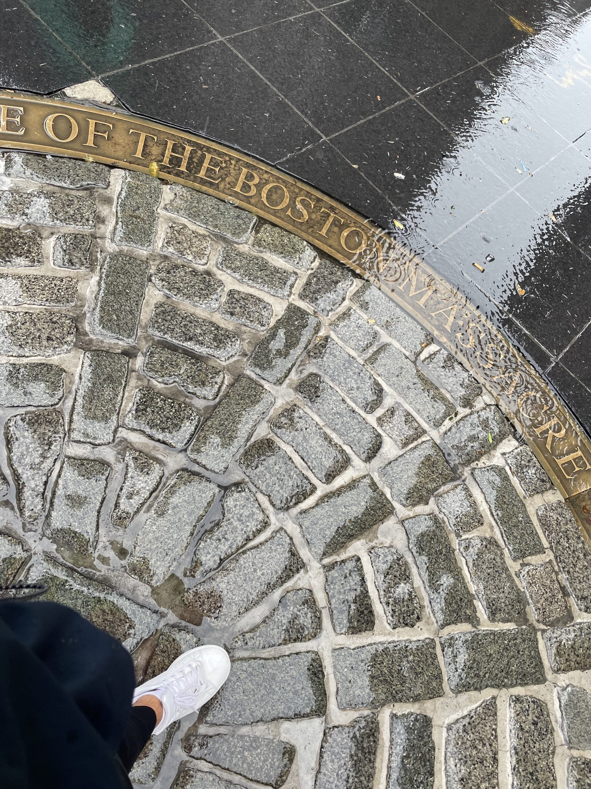 Site of the Boston Massacre on Freedom Trail